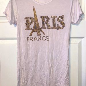 Paris spandex shirt